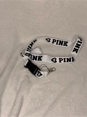 White Victoria’s Secret Lanyard